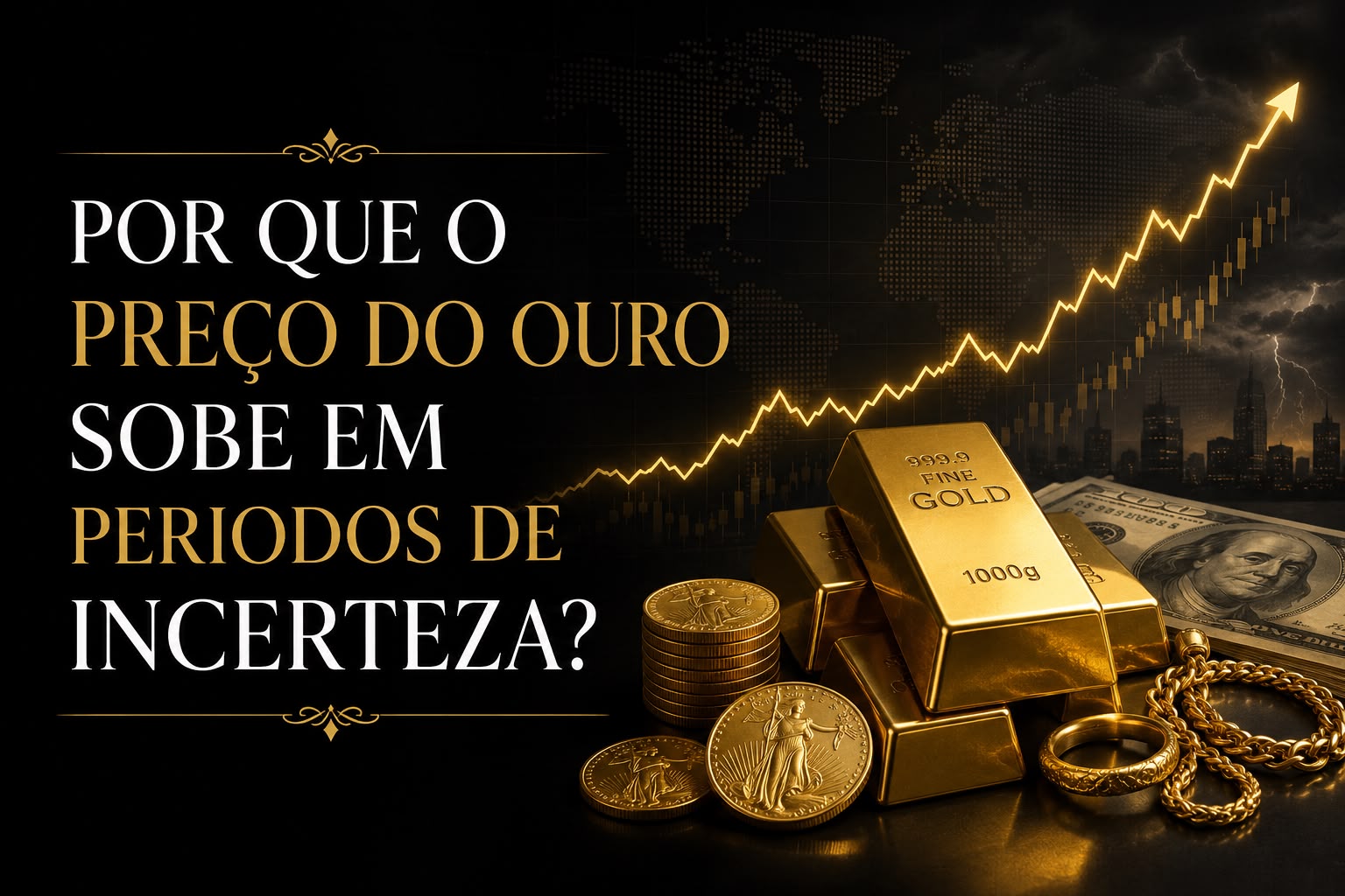 Por Que o Preço do Ouro Sobe em Períodos de Incerteza?