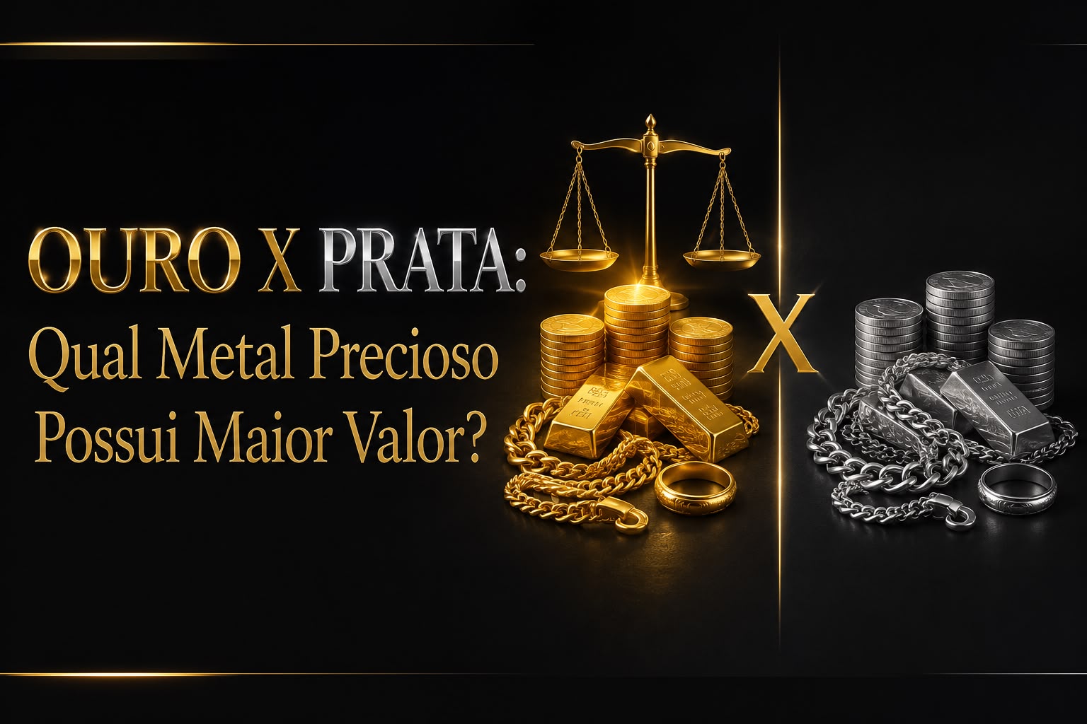 Ouro x Prata: Qual Metal Precioso Possui Maior Valor?