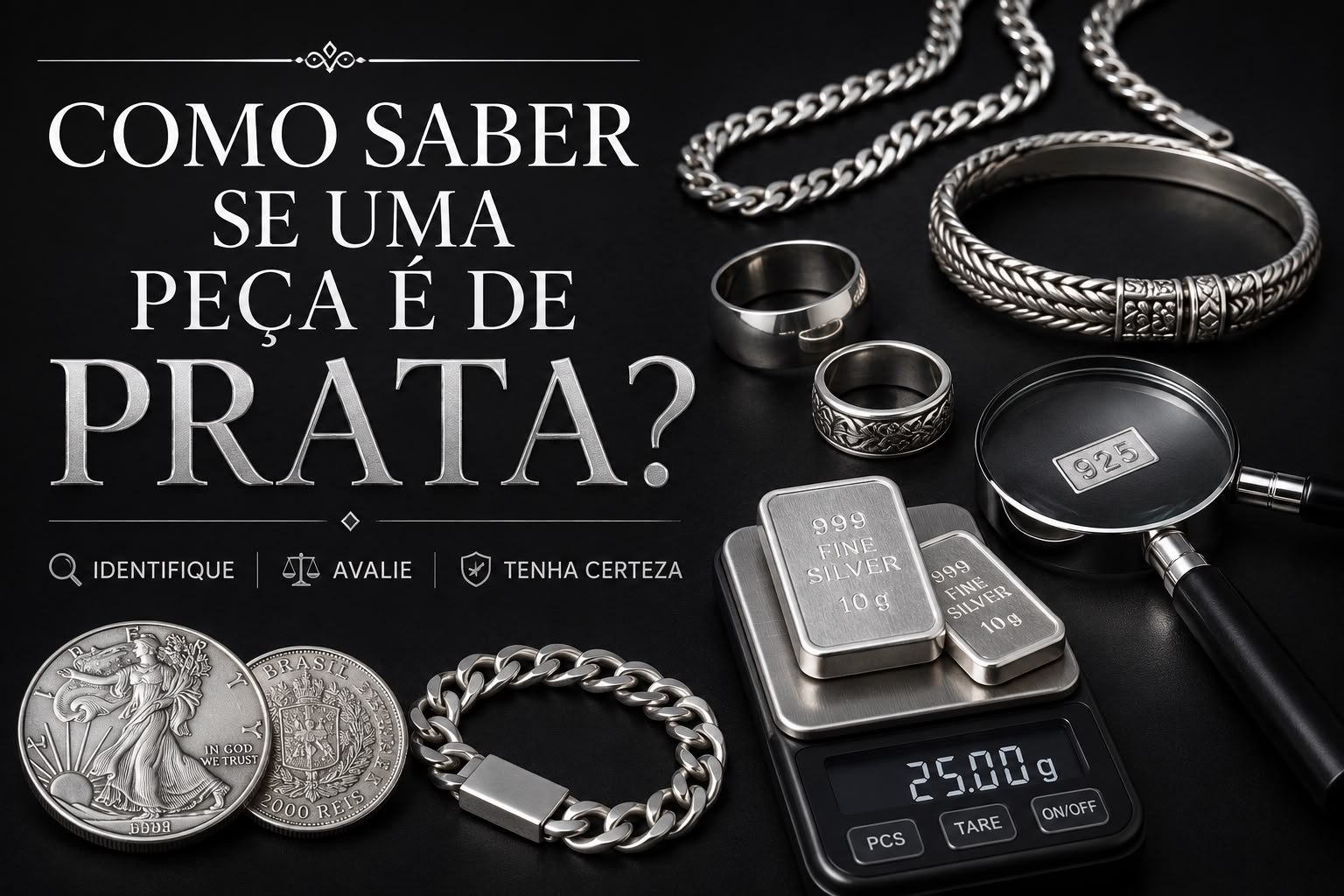 Como Saber Se Uma Peça é de Prata?