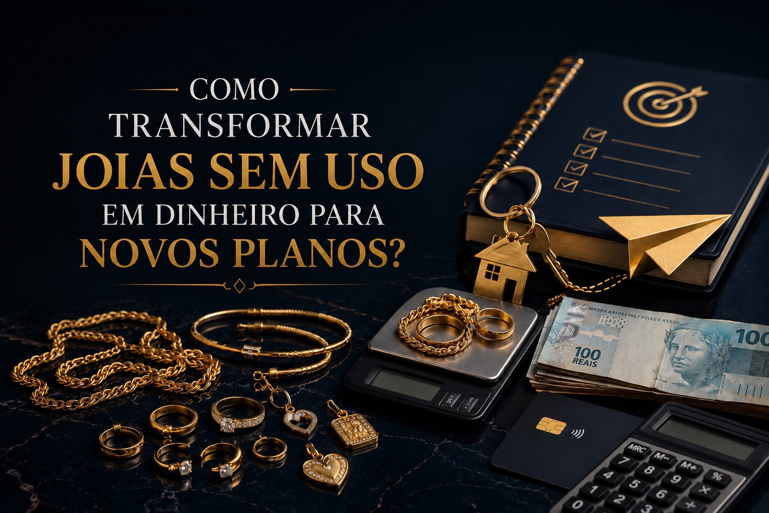 Como Transformar Joias Sem Uso em Dinheiro para Novos Planos?