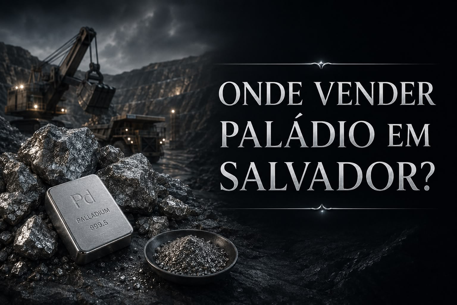 Onde vender paládio em Salvador?