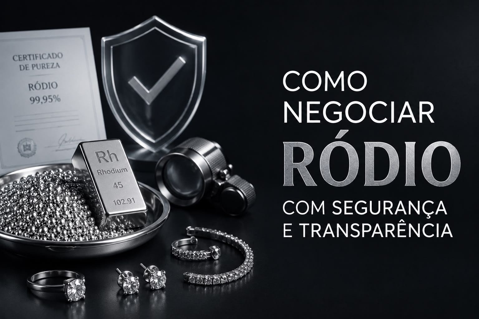 Como negociar ródio com segurança e transparência