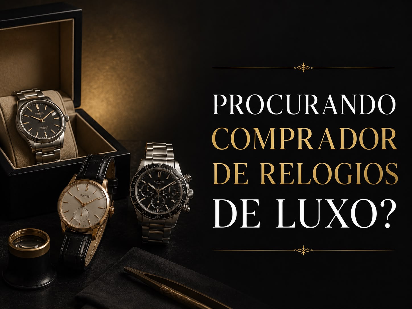 Procurando comprador de relógios de luxo?
